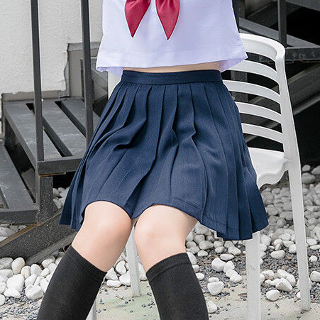 Saia Plissada Colegial Coreana Cosplay Seifuku Sob Medida Shopee Brasil