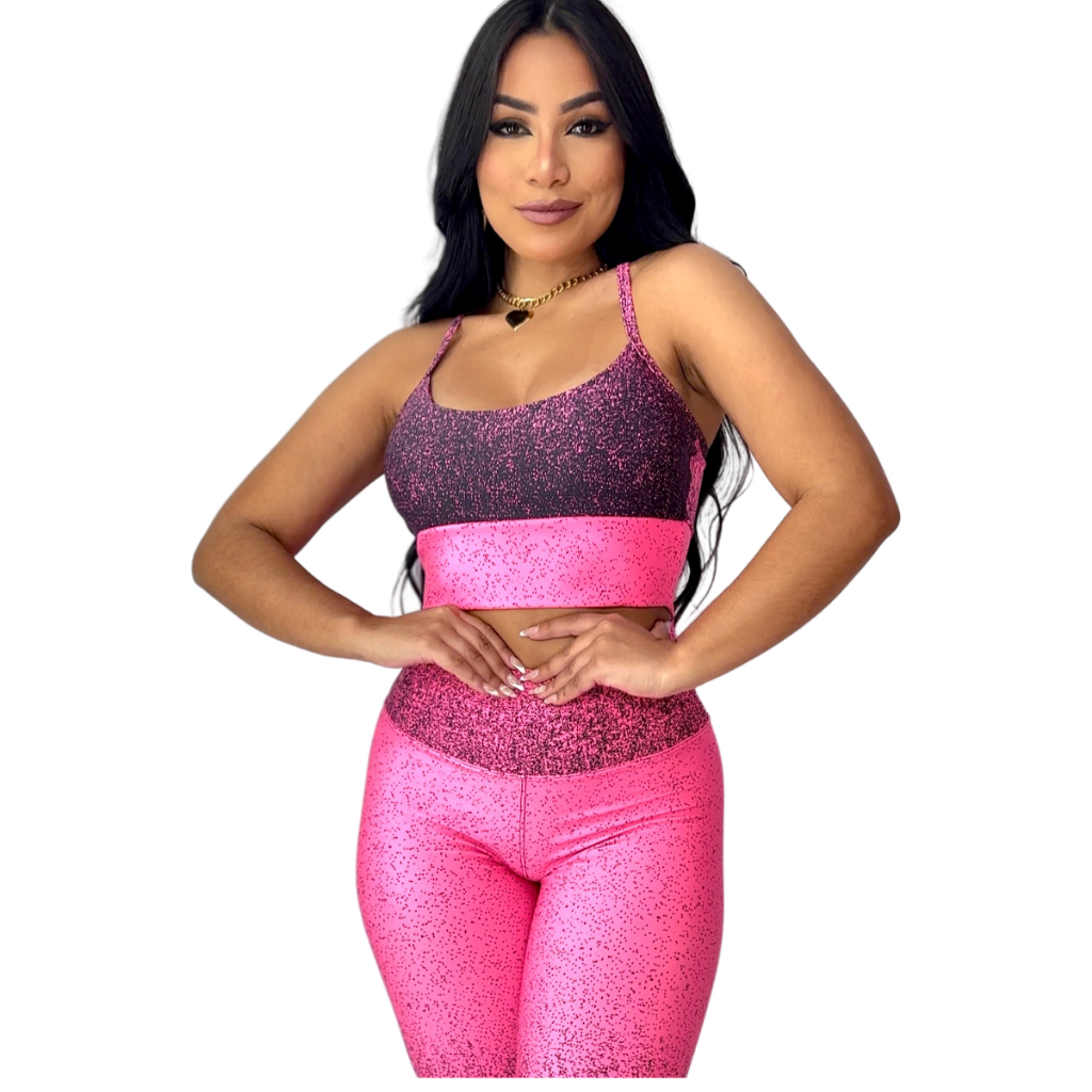 CONJUNTO DEGRADE FITNESS DE ACADEMIA Shopee Brasil