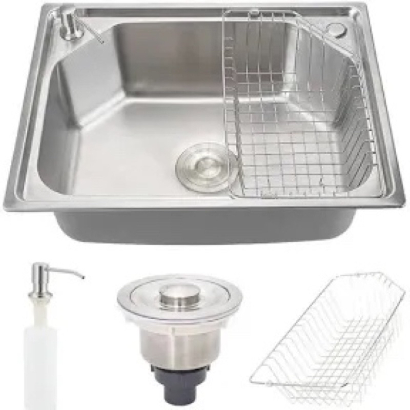 Cuba Pia Gourmet Luxo Aço Inox 304 43x57cm Kit Complet Shopee Brasil