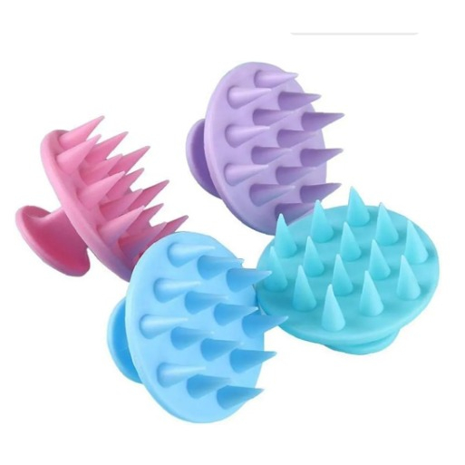 Escova Massageadora De Silicone Para Couro Cabeludo Shopee Brasil