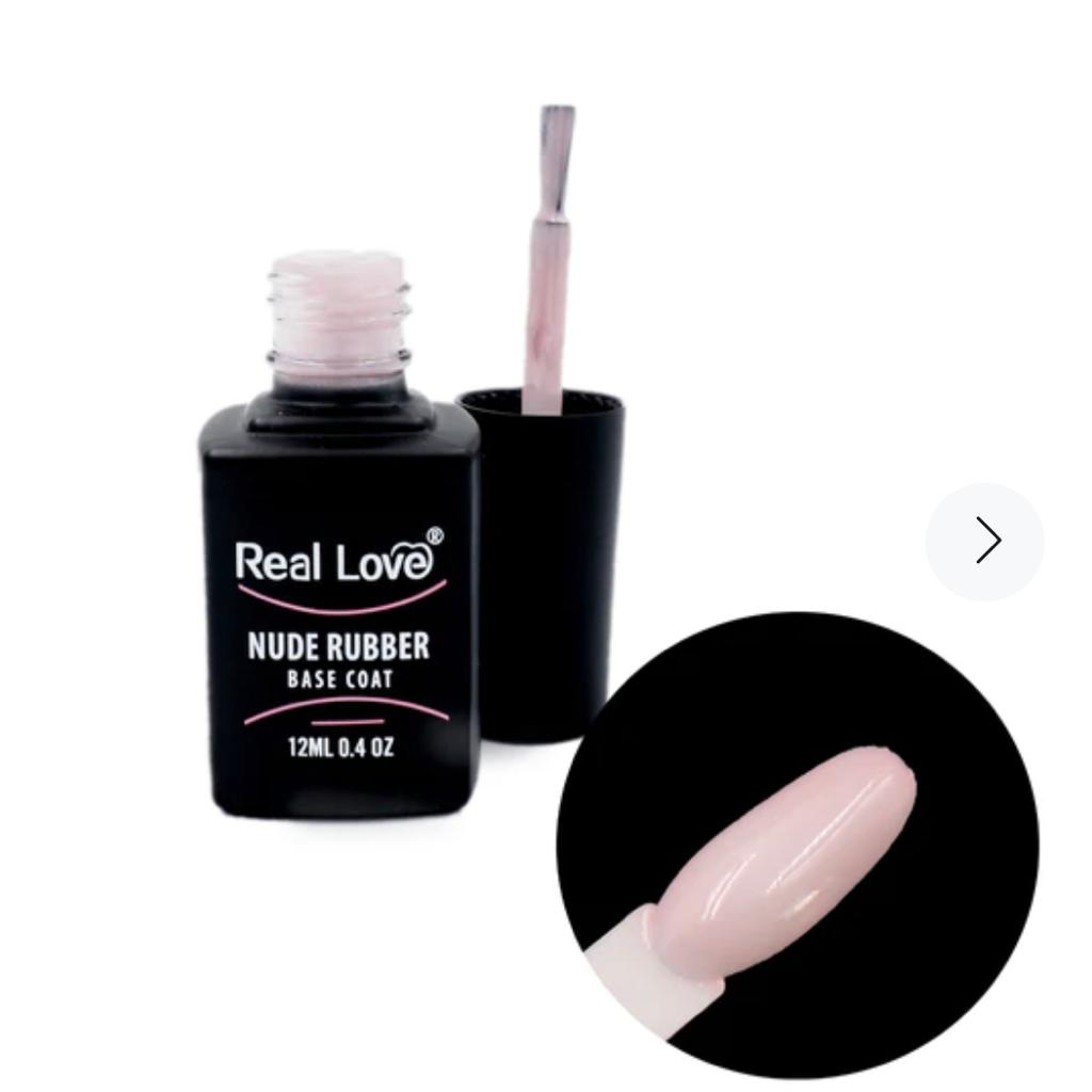 Nude Rubber Base Coat Real Love Ml Shopee Brasil