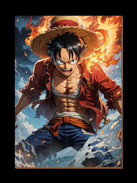 Placa Decorativa Luffy One Piece Shopee Brasil