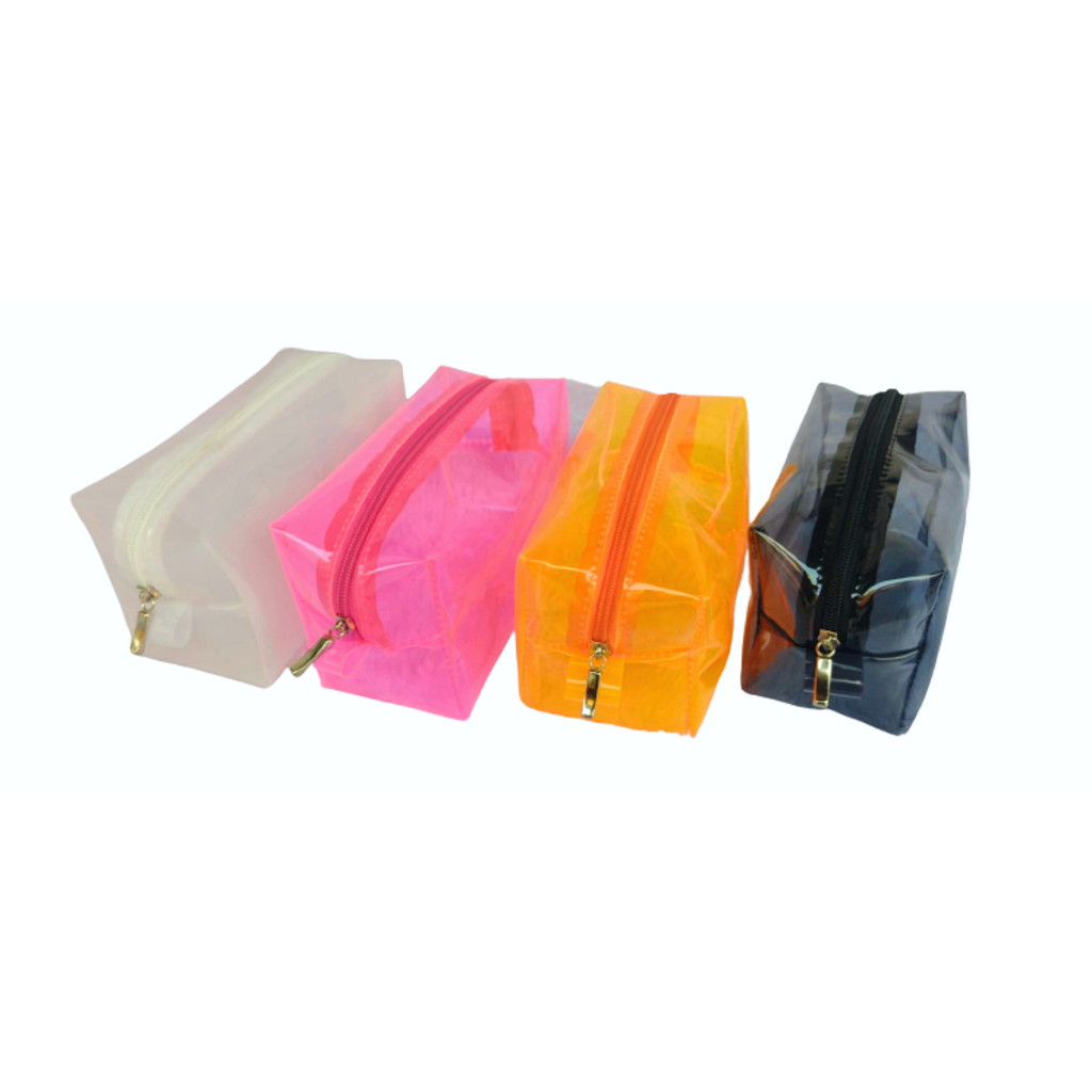 N Cessaire Organizadora Colorida Em Pvc Transparente Shopee Brasil