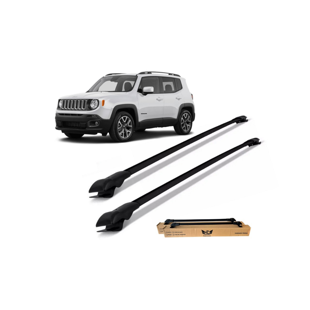 Rack Travessa De Teto Jeep Renegade 2015 A 2023 Bagageiro Slim Shopee