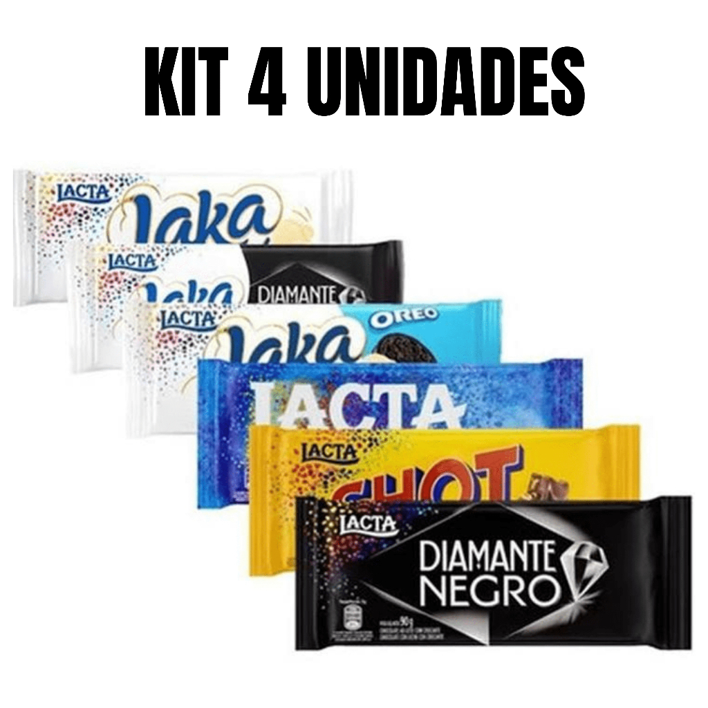 Kit Uni Barra De Chocolate Lacta G Todos Os Sabores Shopee Brasil