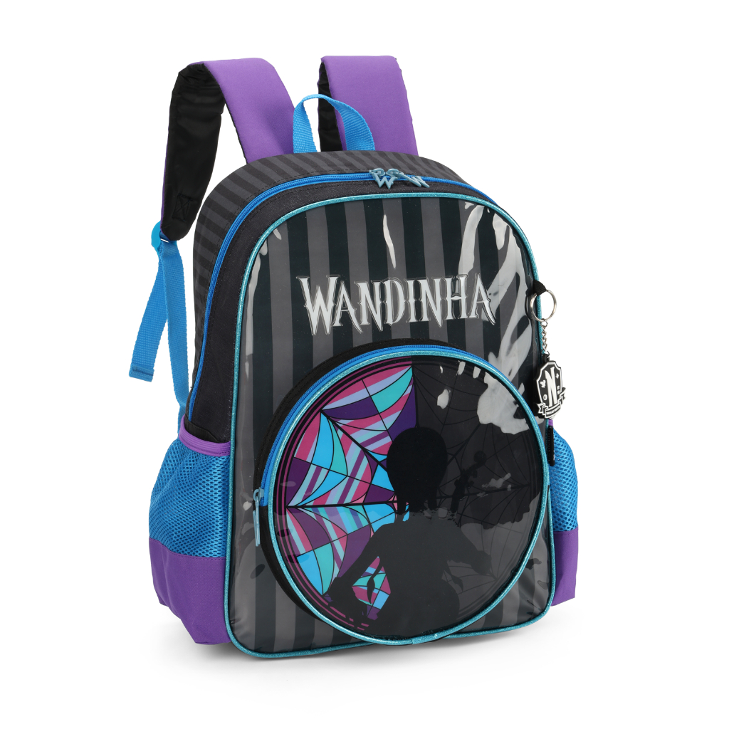 Mochila De Costa Escolar Juvenil Wandinha Addams Luxcel Shopee Brasil