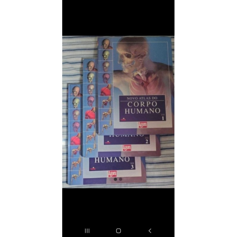 Novo Atlas Do Corpo Humano 3 Volumes Shopee Brasil