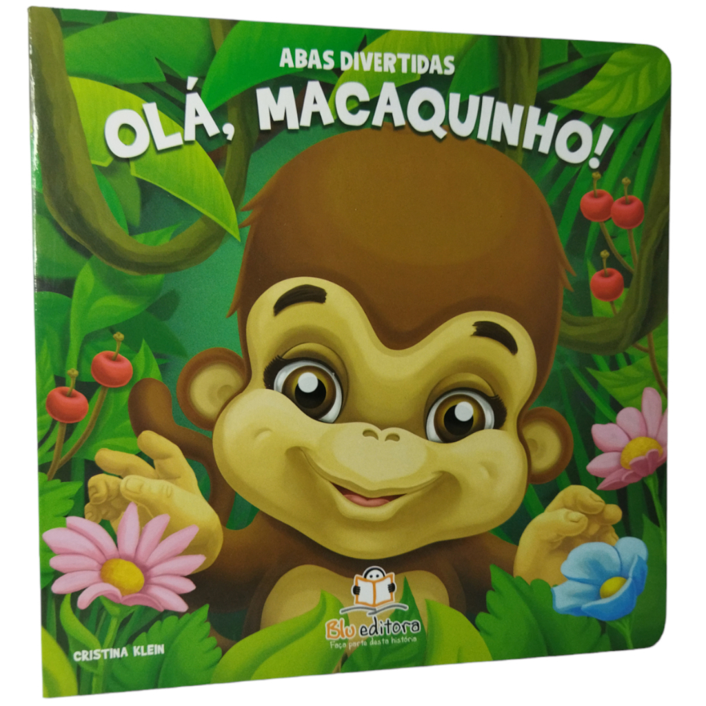 Livro Abas Divertidas Ol Macaquinho Blueditora Livros Infantis