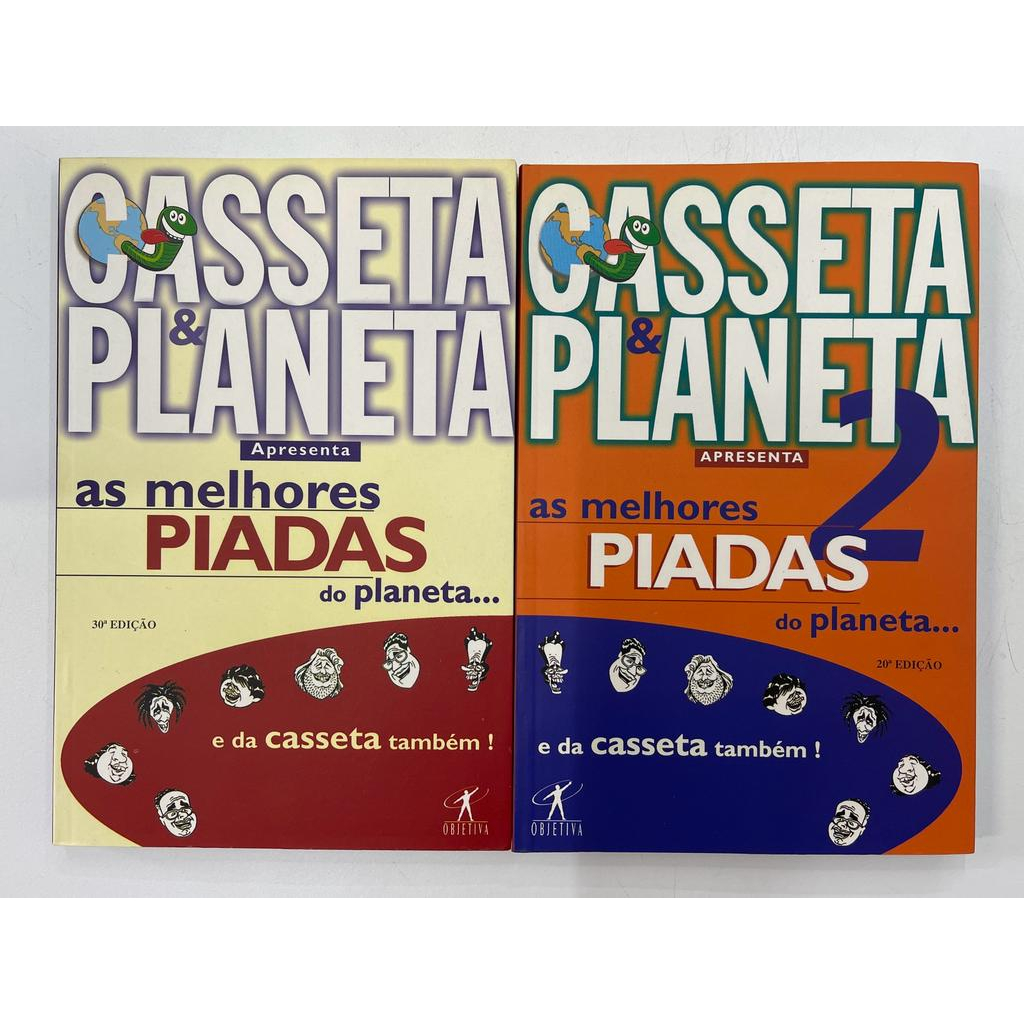 Livro Casseta Planeta As Melhores Piadas Do Planeta E Shopee