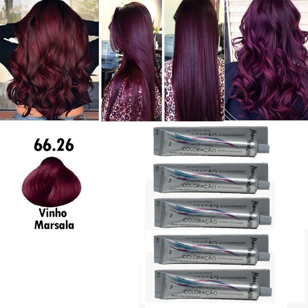 Kit Unidades Colora O Marsala Mairibel Hidratycollor G