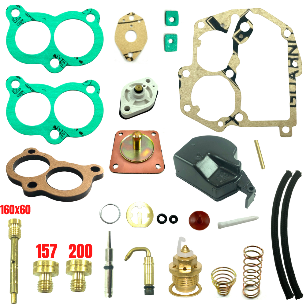 Kit Reparo Carburador Opala Caravan Cc Alcool Solex E Shopee Brasil