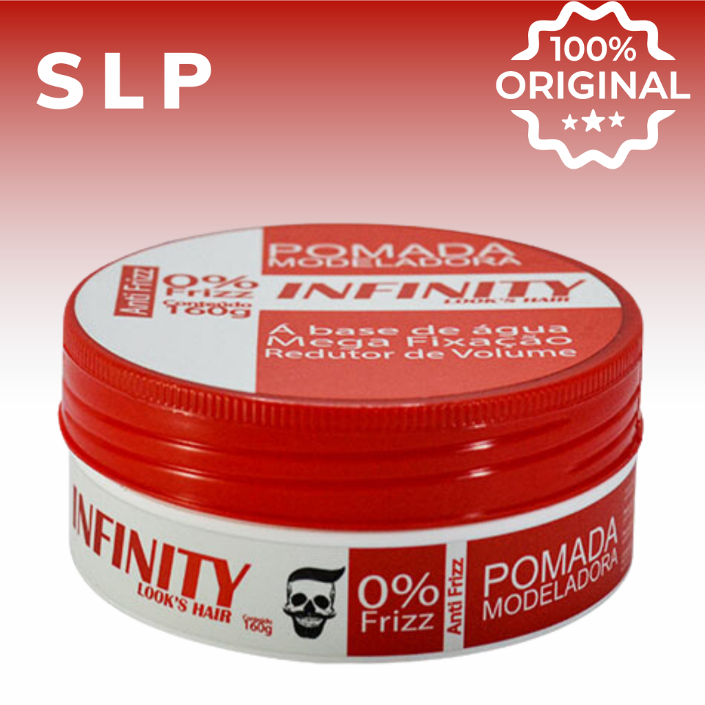 Pomada Modeladora Anti Frizz Morango Infinity Look S Hair 160g Shopee