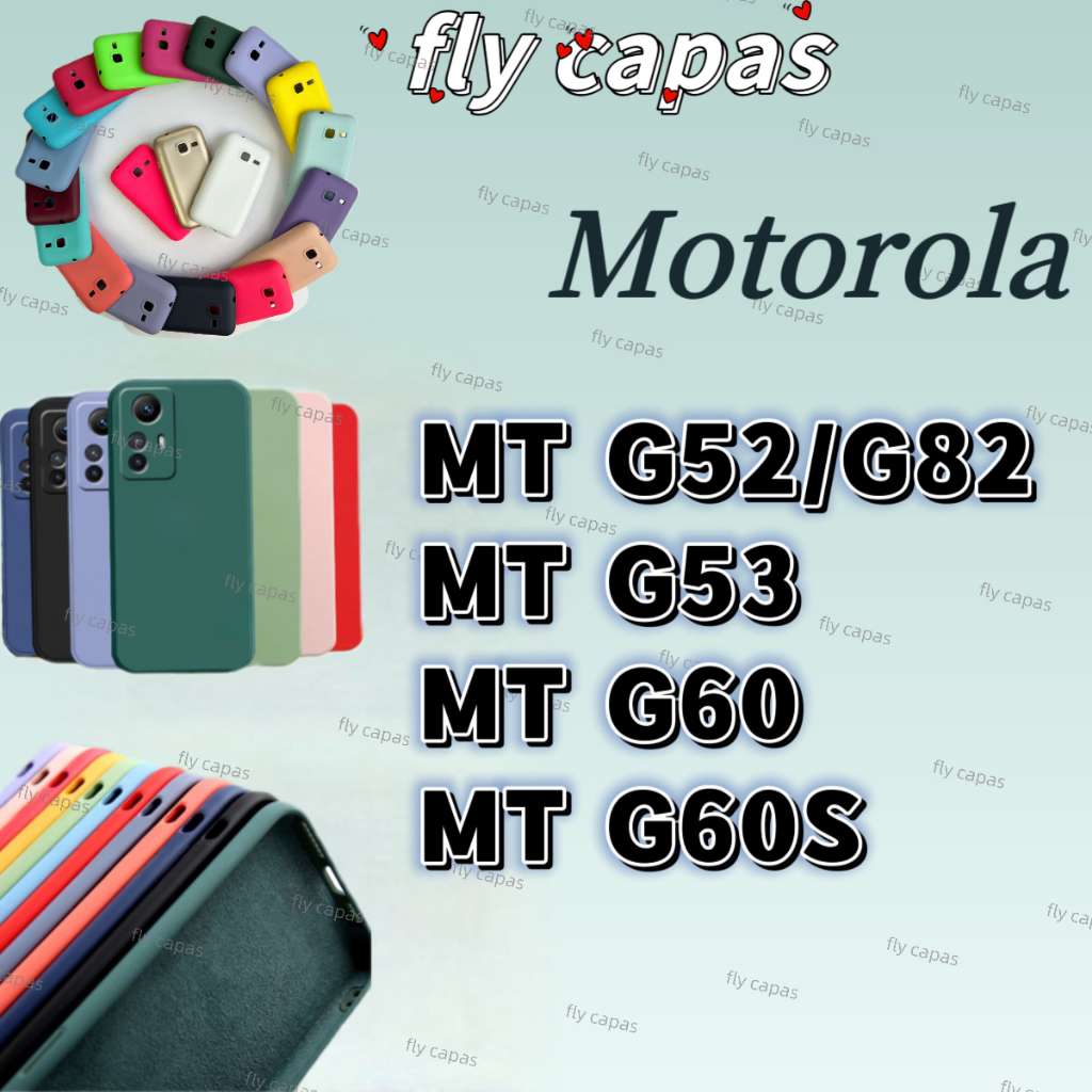 Capa Capinha Silicone Aveludada Motorola Mt G Mt G Mt G Mt G Mt