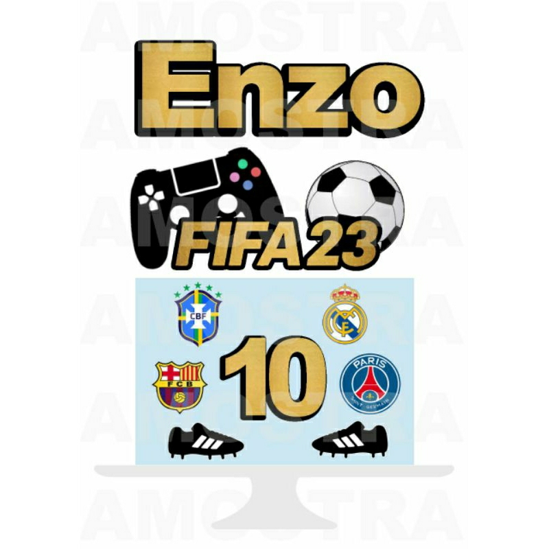 Topo De Bolo Fifa