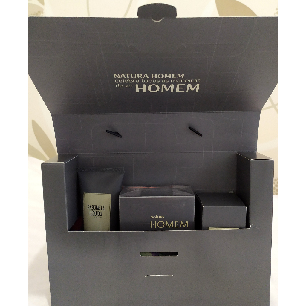 Perfume Natura Homem Tradicional 100ml Kit Shopee Brasil