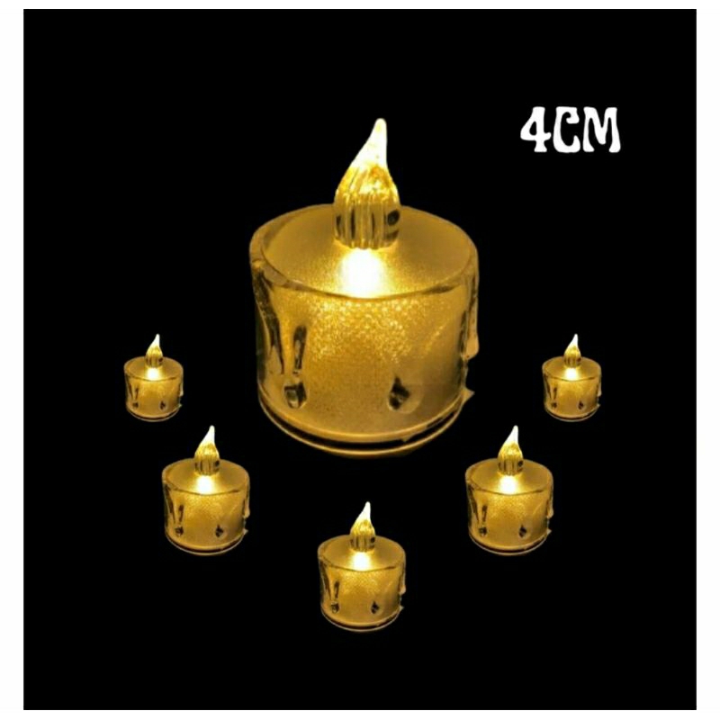 Kit Lindas Velas Decorativas De Led Eletr Nicas Amarelas Ou