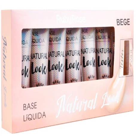 Base L Quida Natural Look Ruby Rose Acabamento Natural Hb