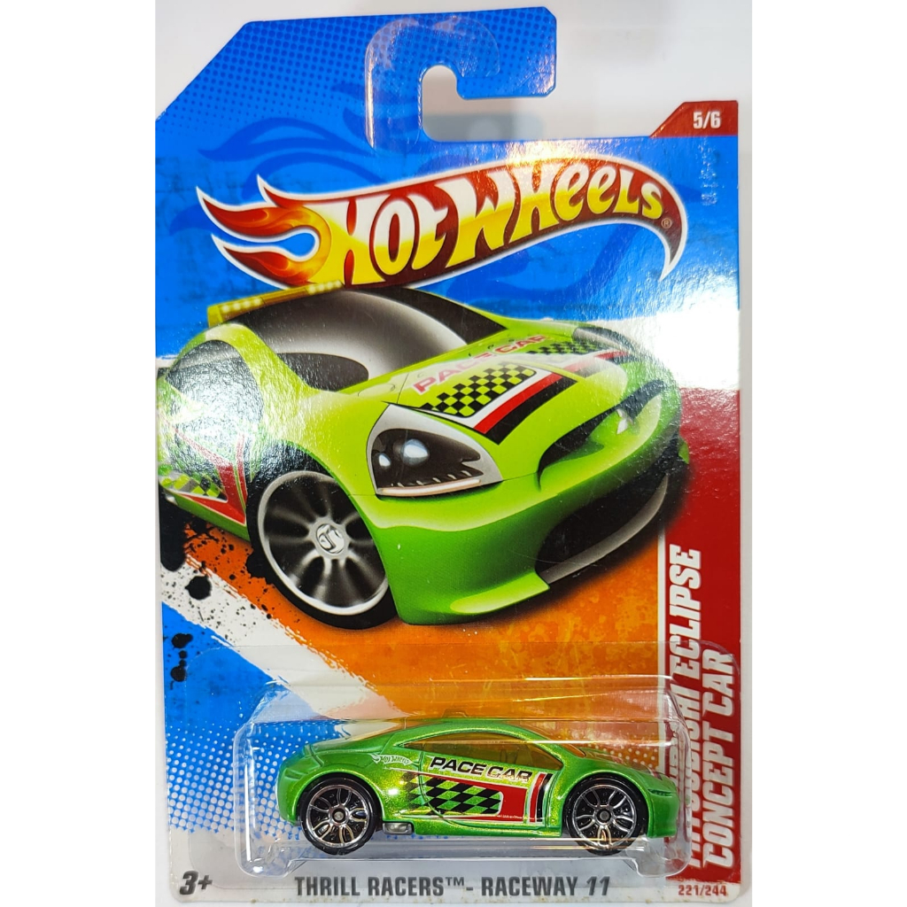 HOT WHEELS Mitsubishi Eclipse Concept Car THRILL RACERS RACEWAY MATTEL Shopee Brasil