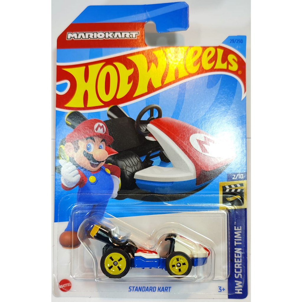 HOT WHEELS Mario Kart Standard Kart HW SCREEN TIME MATTEL Shopee