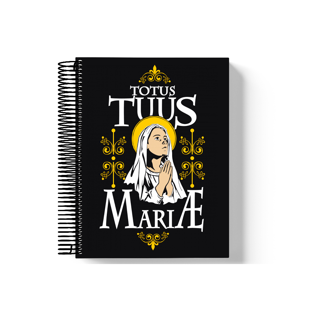 Caderno Universit Rio Totus Tuus Maria Shopee Brasil