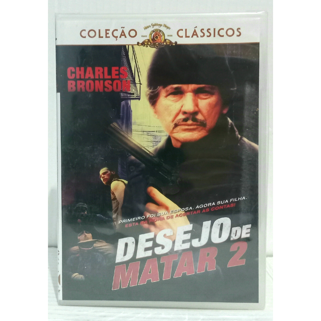 Dvd Desejo De Matar 2 Charles Bronson Novo Original Lacrado