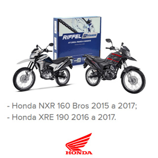 Kit Relacao Transmissao Tracao Honda Nxr Bros Xre