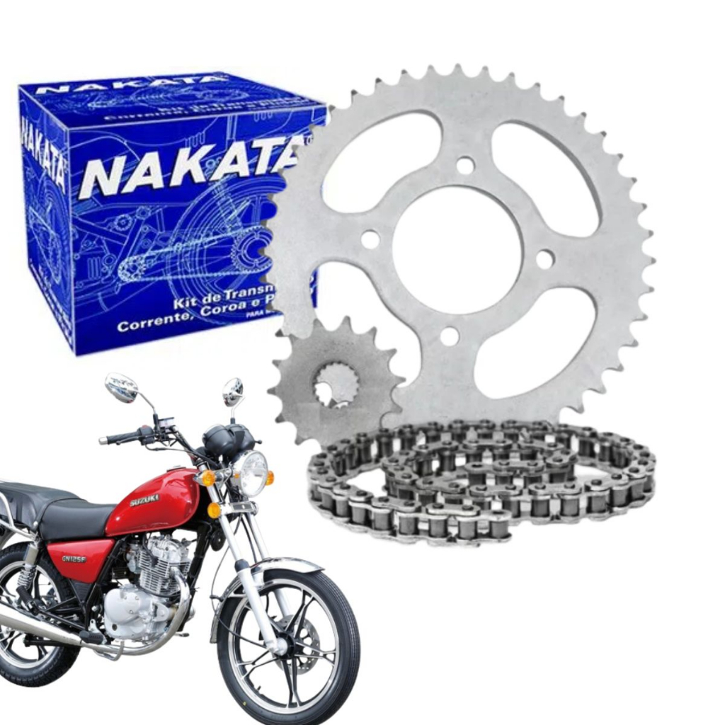 Kit Relacao Tracao Transmissao Suzuki Yes 125 Intruder 125 2005 2006