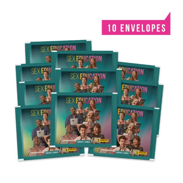 Kit 10 Envelopes Lacrados Álbum Sex Education 2023 Panini Shopee Brasil
