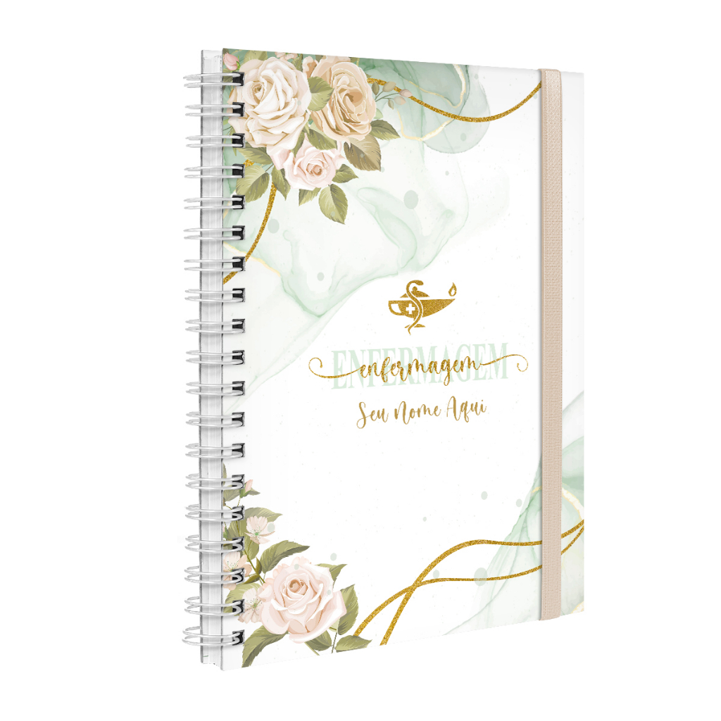 Agenda Planner Semanal Plus Personalizada Profiss Es Floral Nude