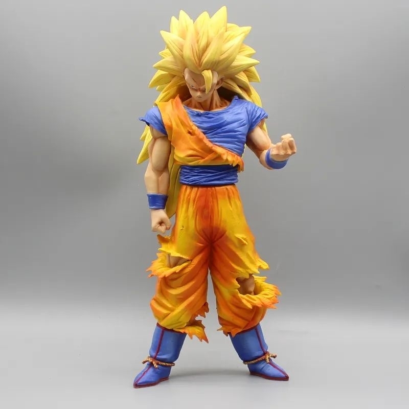 Boneco Goku Super Sayajin 3 Dragon Ball Z 32 Cm Shopee Brasil