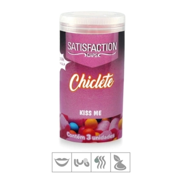 Bolinha Beijável Kiss Me Hot 3 Unid Chiclete Shopee Brasil