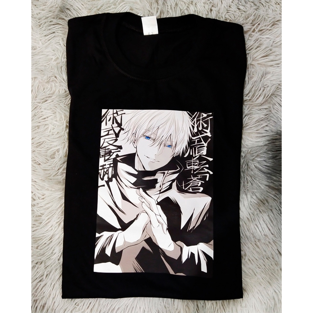 Camiseta B Sica Unissex Satoru Gojo Manga Jujutsu Kaisen Shopee Brasil