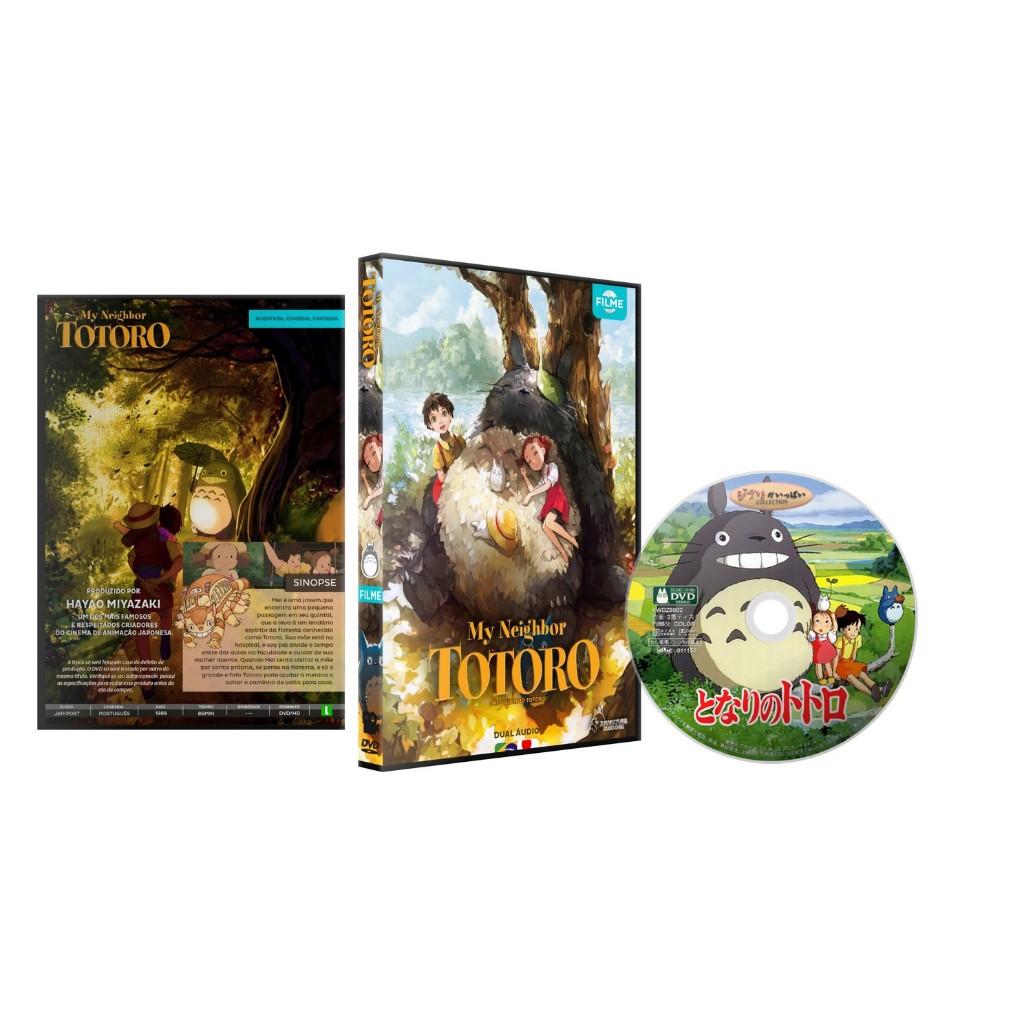 Dvd Meu Vizinho Totoro Dual Udio Studio Ghibli Shopee Brasil