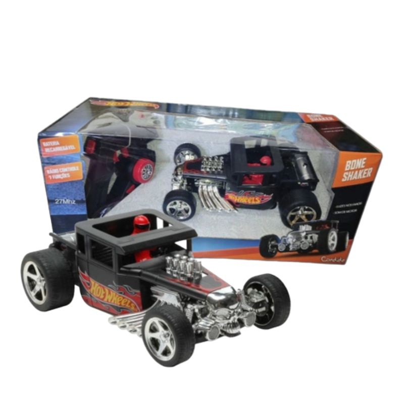Carrinho Bone Shaker Hot Wheels Controle Remoto Cm Shopee Brasil