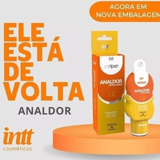 Analdor Gel Anal Lubrificante Sex Shop 15ml Marca Intt Sexy Shop