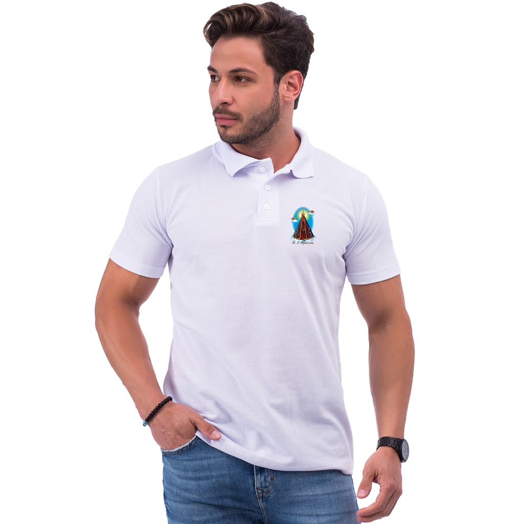 Camisa Nossa Senhora Padroeira Masculina Gola Polo Shopee Brasil