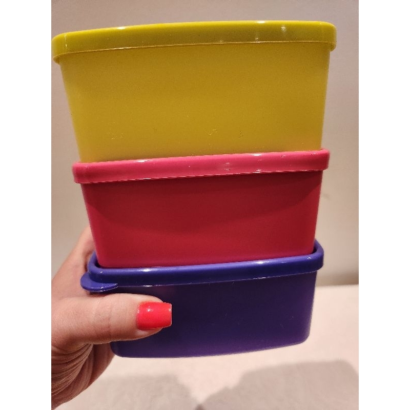 Tupperware Kit 3 Jeitosinhos 400 Ml Shopee Brasil