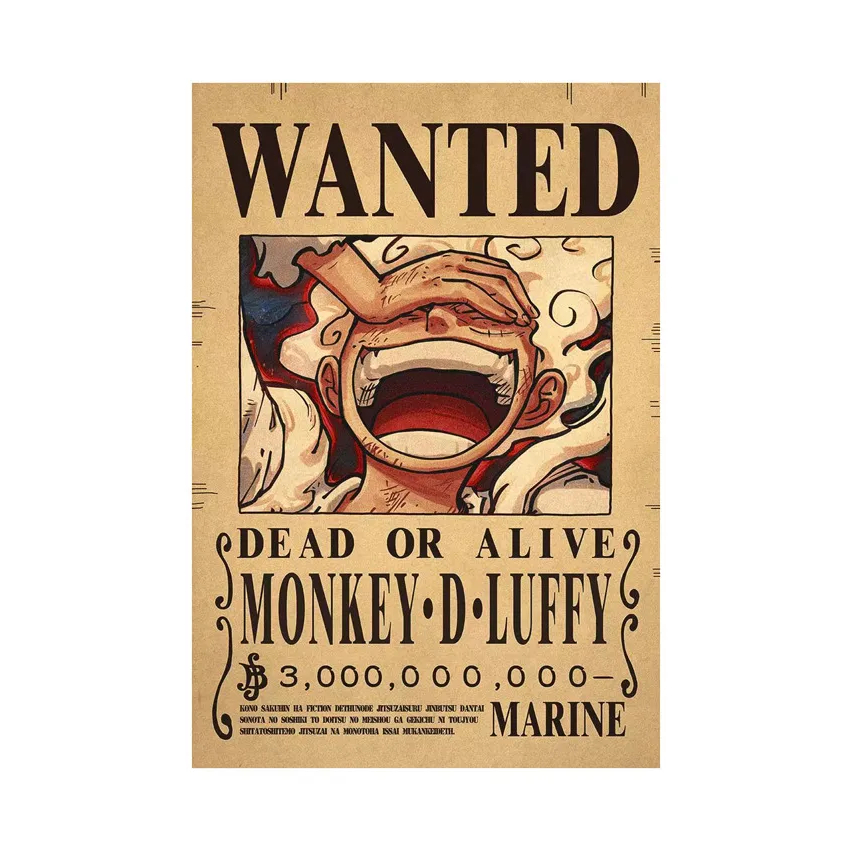 Poster Cartaz De Procurado One Piece Cartaz Do Luffy Cartaz Brook