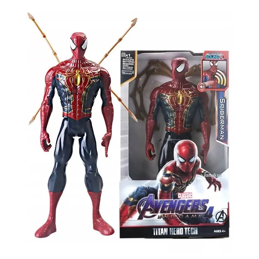 Boneco Homem Aranha Premium 30cm Spider Man Garras Marvel Morte Subita