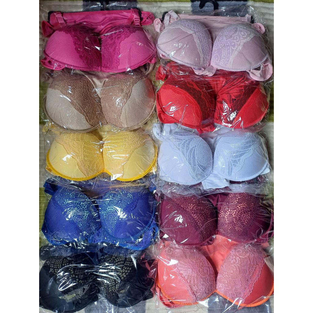 kit 10 Conjuntos Lingerie Calcinha sutiã Shopee Brasil