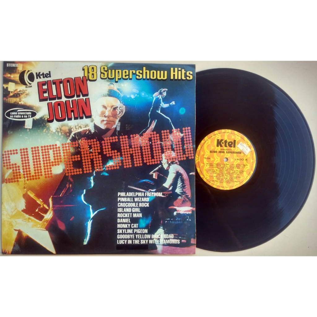 Disco De Vinil Lp Elton John Supershow Hits The Beatles John