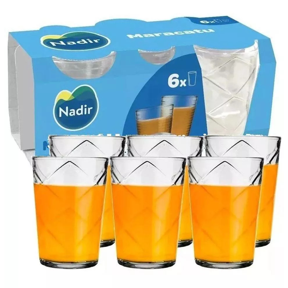 Kit 6 Copos Maracatu 265ml Nadir Shopee Brasil