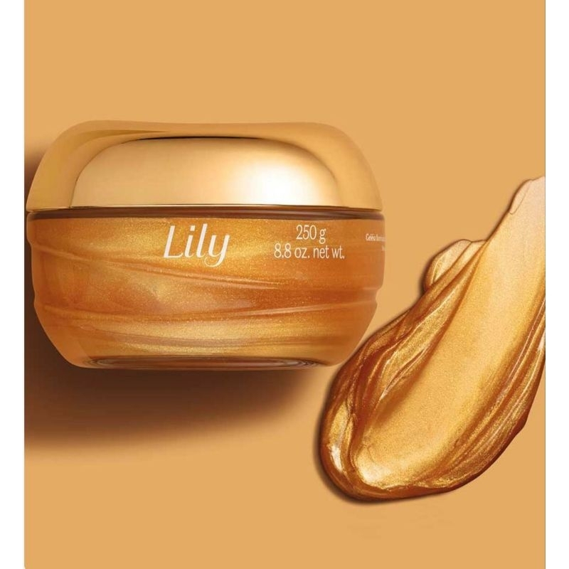 Geléia Iluminadora Hidratante Corporal Lily Glow 250g Original