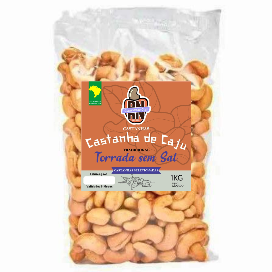 Castanha De Caju Kg Torrada W Inteira Sem Sal Direto Do Nordeste