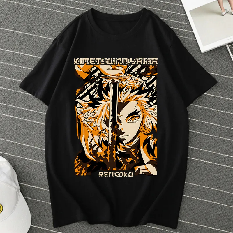 Camisa Camiseta Kimetsu No Yaiba Kyojuro Rengoku Ref Shopee Brasil