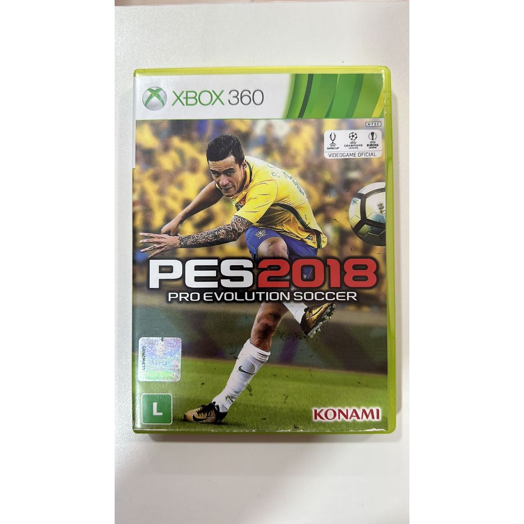 PES 2018 Pro Evolution Soccer Seminovo Original Shopee Brasil