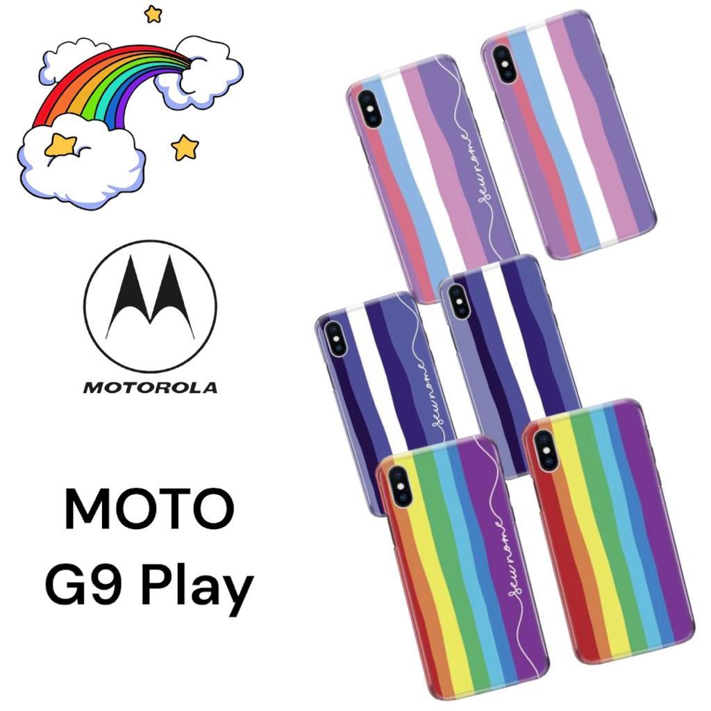 Capa Capinha Personalizada Nome MOTOROLA MOTO G9 PLAY Coleção