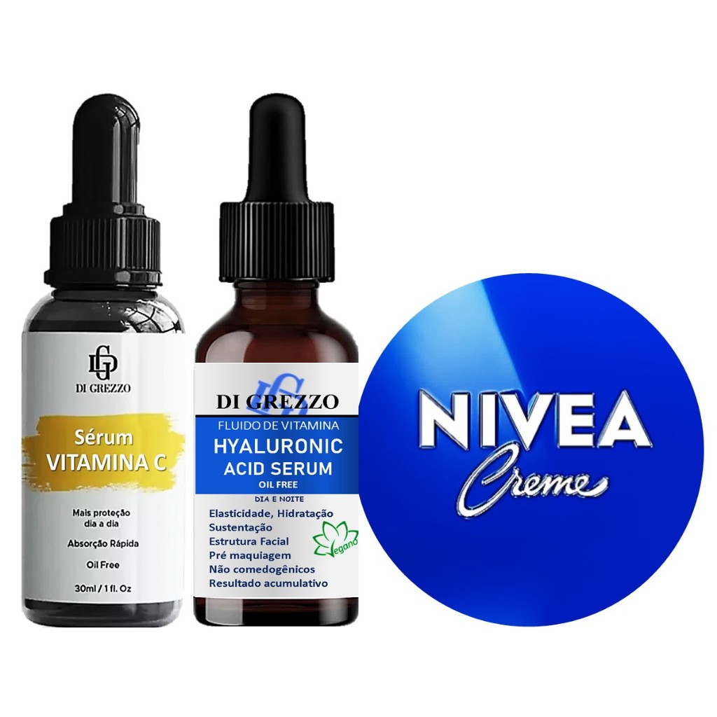 Kit Anti Sinais N Vea Aci Hialuronico Retinol Vitamina C Shopee Brasil