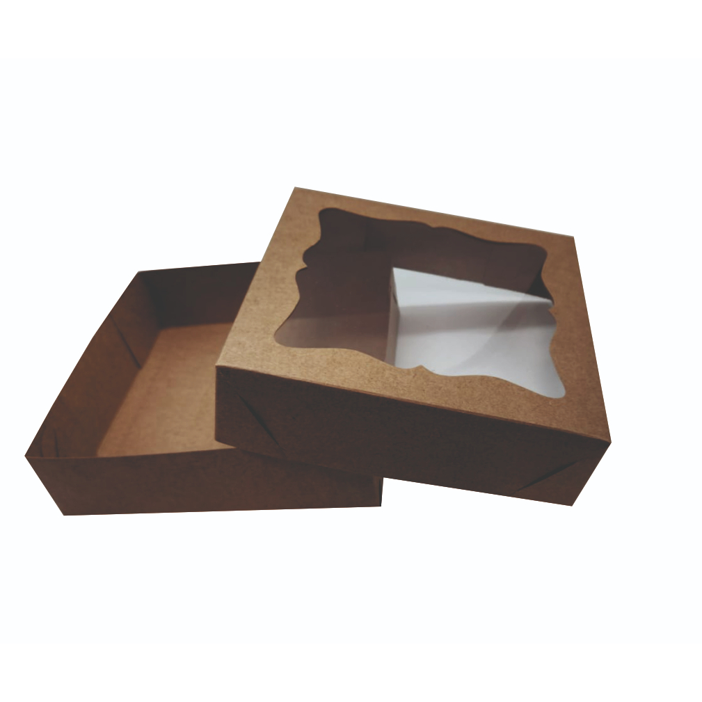 Caixa Visor Moldura Unidades Kraft X X Shopee Brasil