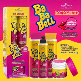 Kit Capilar Bababell Tutti Frutti Bell Corpus Itens Shampoo